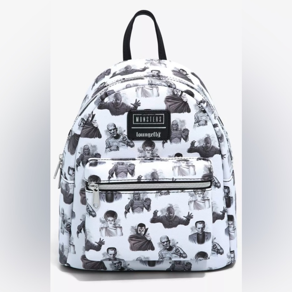 Loungefly Universal Monsters Icons Mini Backpack NWT